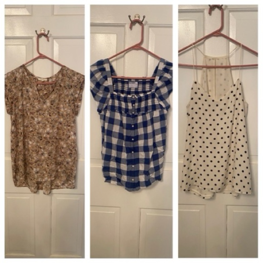 3 sleeveless tops